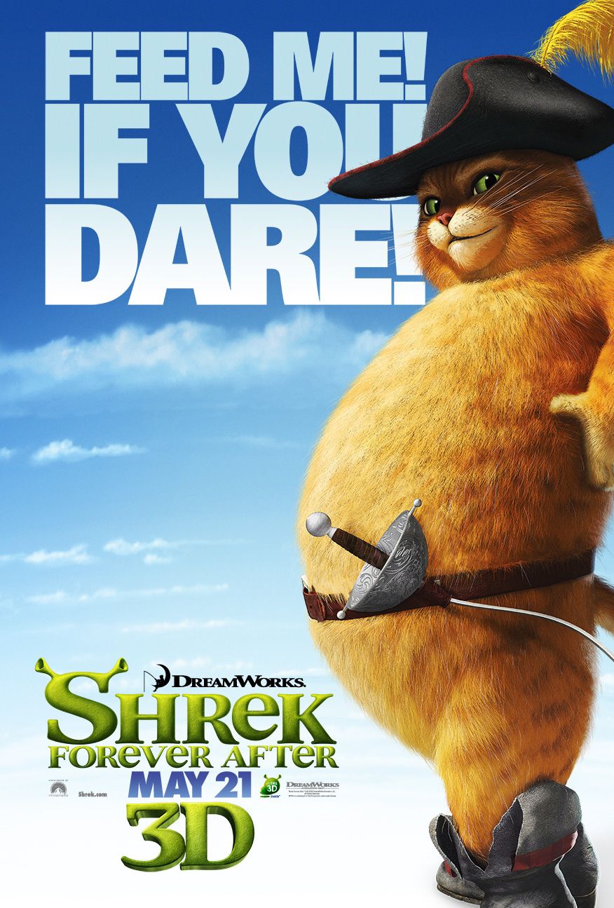 Shrek Forever After Character movie poster