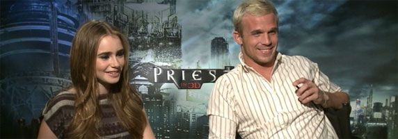 Lily Collins and Cam Gigandet Interview PRIEST slice