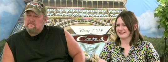 Emily Mortimer and Larry the Cable Guy Interview CARS 2 slice