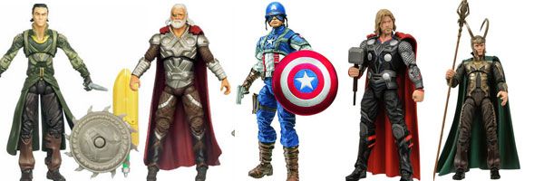 New THOR and CAPTAIN AMERICA Toys slice