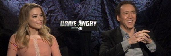 Nicolas Cage and Amber Heard Video Interview DRIVE ANGRY 3D slice