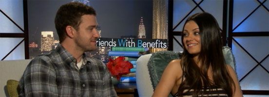 Exclusive: Justin Timberlake and Mila Kunis Talk FRIENDS WITH BENEFITS, TED and IN TIME slice