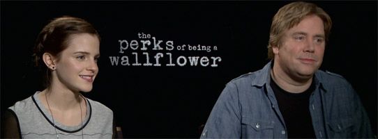 Stephen-Chbosky-Emma-Watson-Perks-of-Being-a-Wallflower-interview-slice
