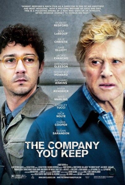 the company you keep poster shia labeouf robert redford