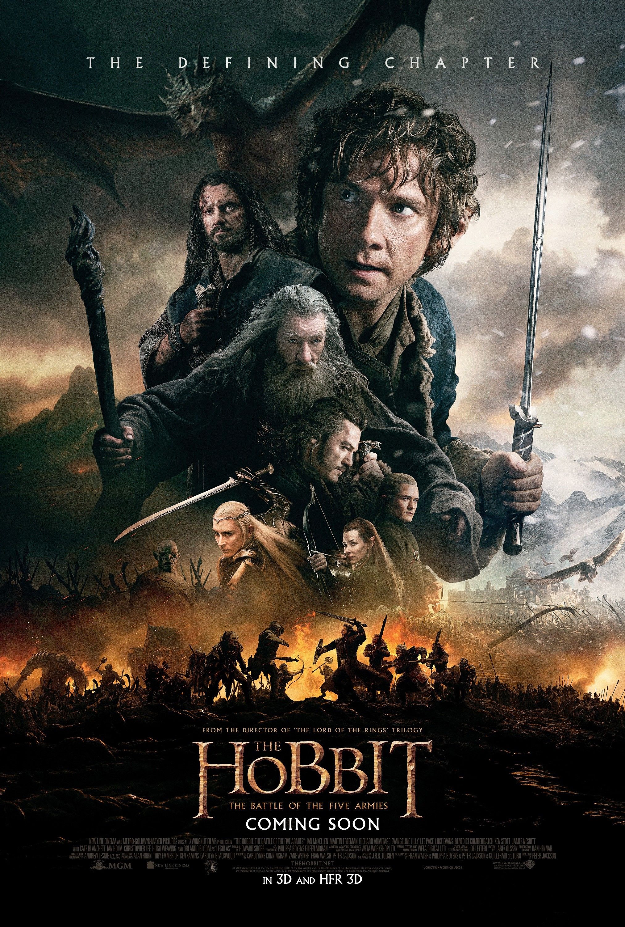 Martin Freeman, Orlando Bloom, Evangeline Lilly The Hobbit Interview