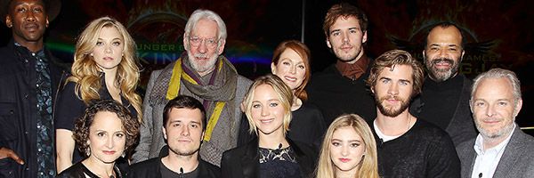 the hunger games mockingjay press conference NYC slice