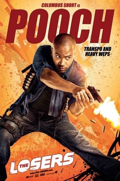 The Losers movie poster Pooch Columbus Short