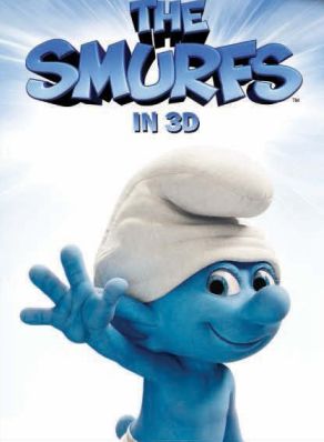 The Smurfs 3D movie poster (1)