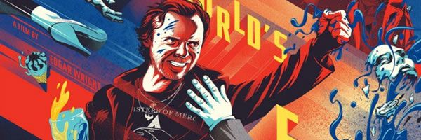 THE WORLD'S END Mondo Poster by Kevin Tong. THE WORLD'S END Stars 
