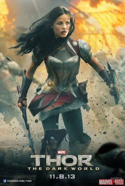 Thor The Dark World Posters Featuring Natalie Portman And Jaimie Alexander