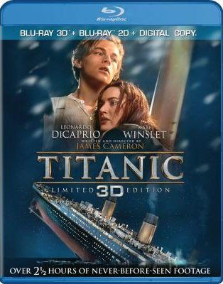 titanic 3d blu ray cover