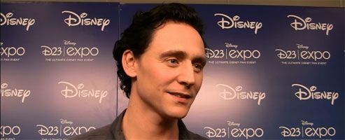 Tom Hiddleston THE AVENGERS D23 interview slice