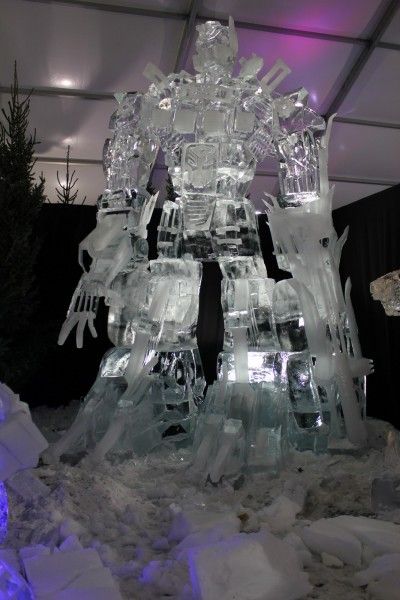 transformers_ice_sculpture