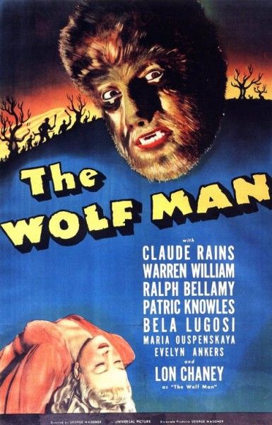 universal the wolf man poster