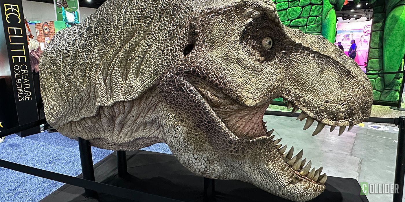 A Life-Size T-Rex Head From 'Jurassic Park' Was Just Unveiled at SDCC