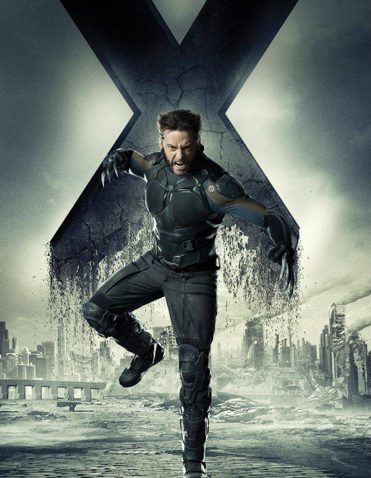 X Men Days Of Future Past Character Art Featuring Hugh Jackman